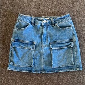 Love Tree Denim Mini Skirt